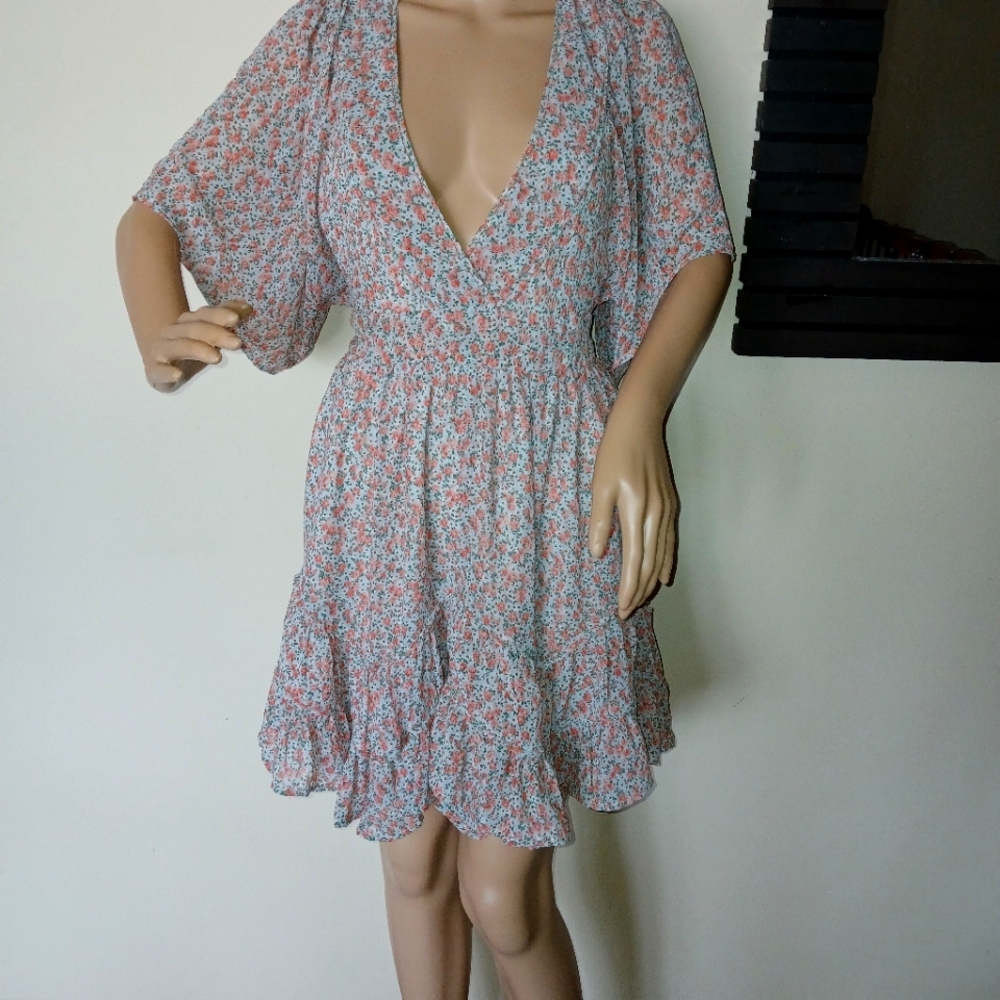 Flowy, flowery dress